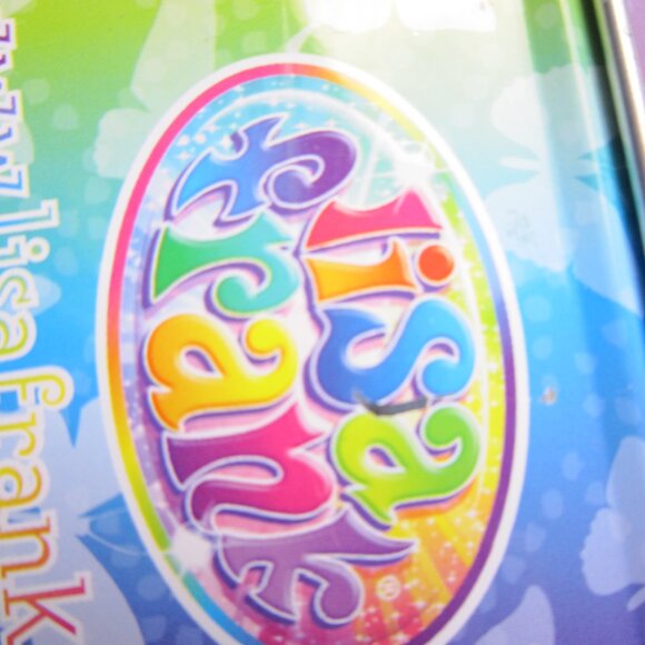 Lisa Frank Unicorn Rainbow Butterflies Metal Embossed Lunchbox Tin/Puzzle Box - Picture 7 of 9